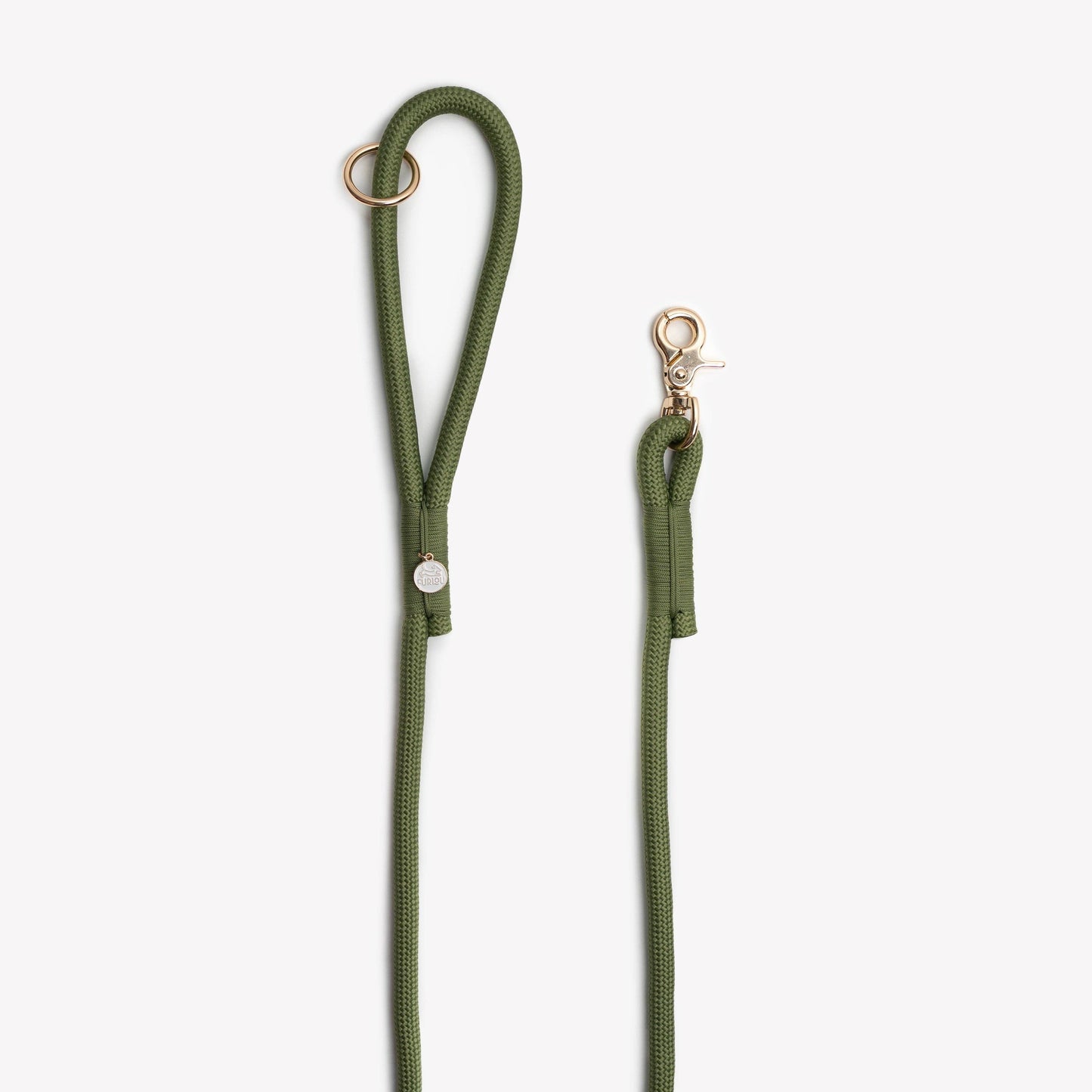 Gevlochten Touwriem — Groen