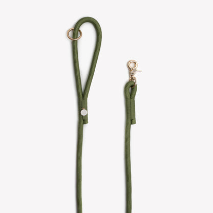Gevlochten Touwriem — Groen