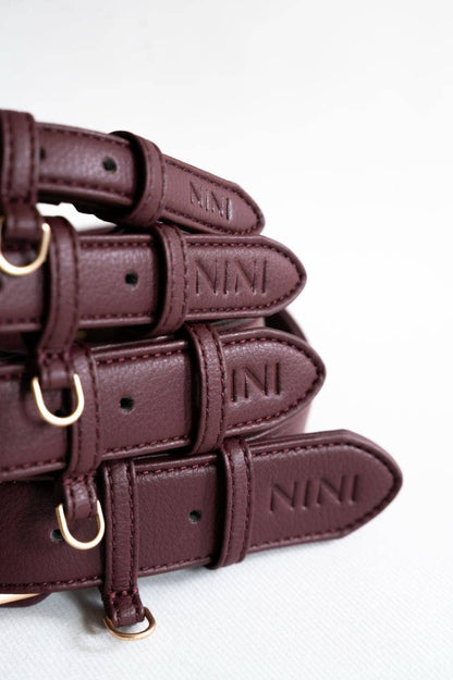 Nini - Halsband Burgundy