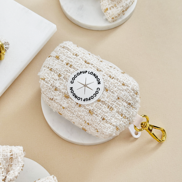 Tweed Poepzakhouder Vanille - Cocopup London