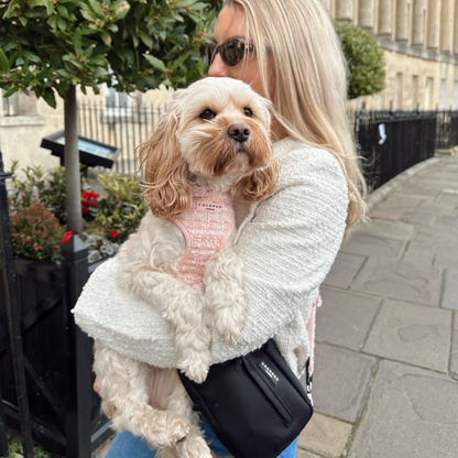 Tweed Roze Harnas - Cocopup London