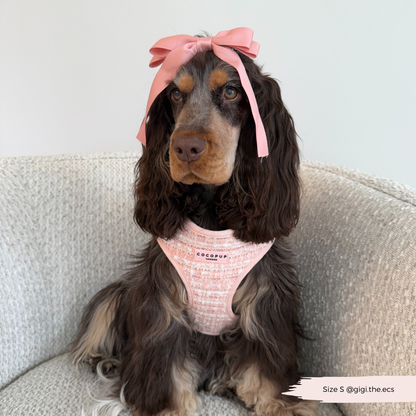Tweed Roze Harnas - Cocopup London