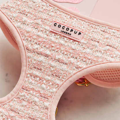 Tweed Roze Harnas - Cocopup London