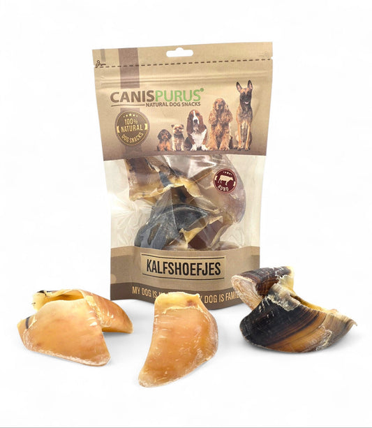 Kalfshoefjes CanisPurus 5st – Snack van Canis Purus | Hondenboetiek (afbeelding 1)