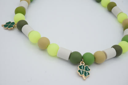 Tekenhalsband Clover (glow in the dark)