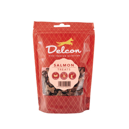 Delcon Salmon Treats – Snack van Delcon | Hondenboetiek (afbeelding 1)