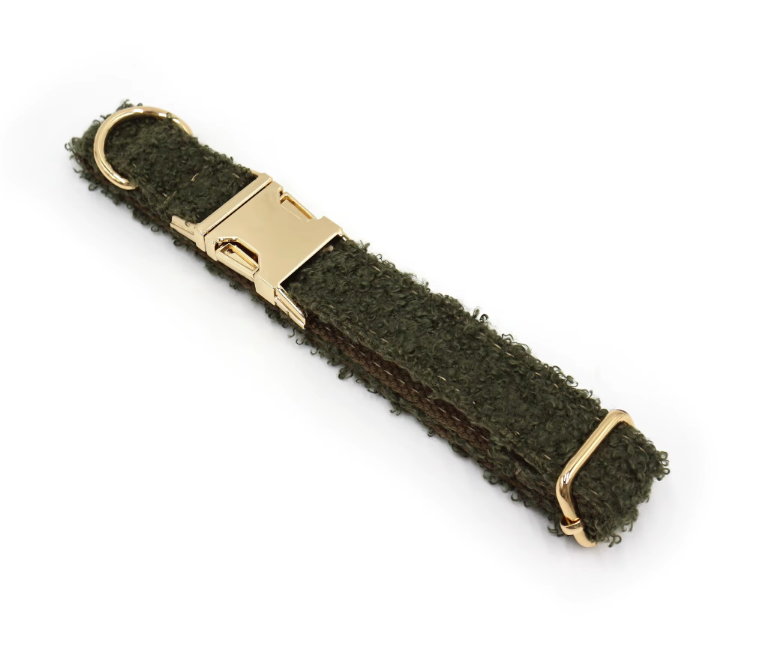 Halsband Teddy Bos Groen