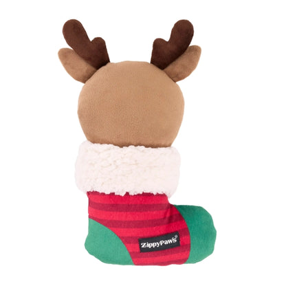 EcoZippy Holiday Stocking Reindeer