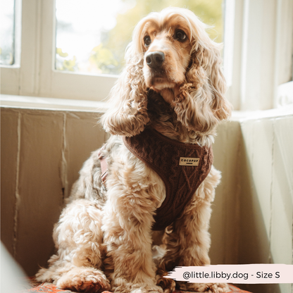 Kabel gebreidt harnas Choco - Cocopup London