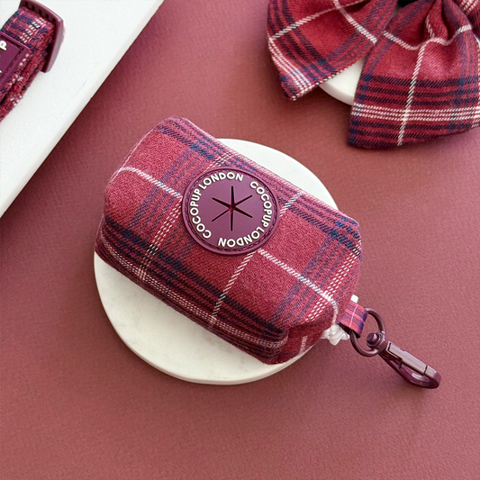 Mulberry geruite poepzakhouder - Cocopup London
