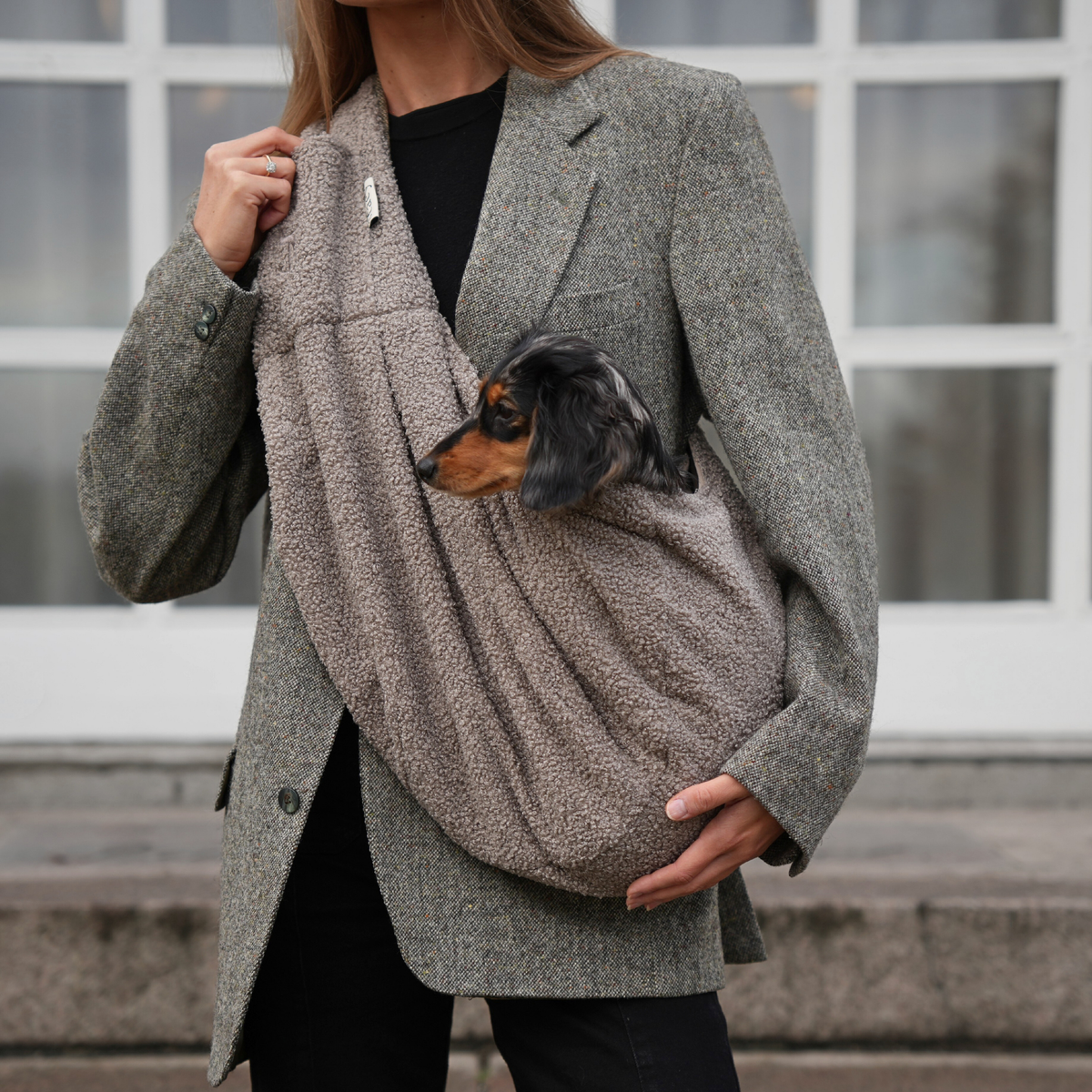 Staey - Ava Puppy Draagtas | Teddy
