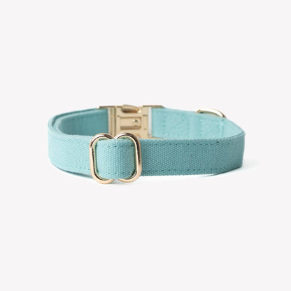 Canvas Hondenhalsband — Blauw