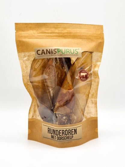 Runderoren met oorschelp – Snack van CanisPurus | Hondenboetiek