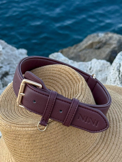 Nini - Halsband Burgundy
