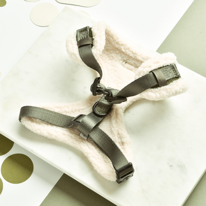 gewatteerd harnas Khaki - Cocopup London