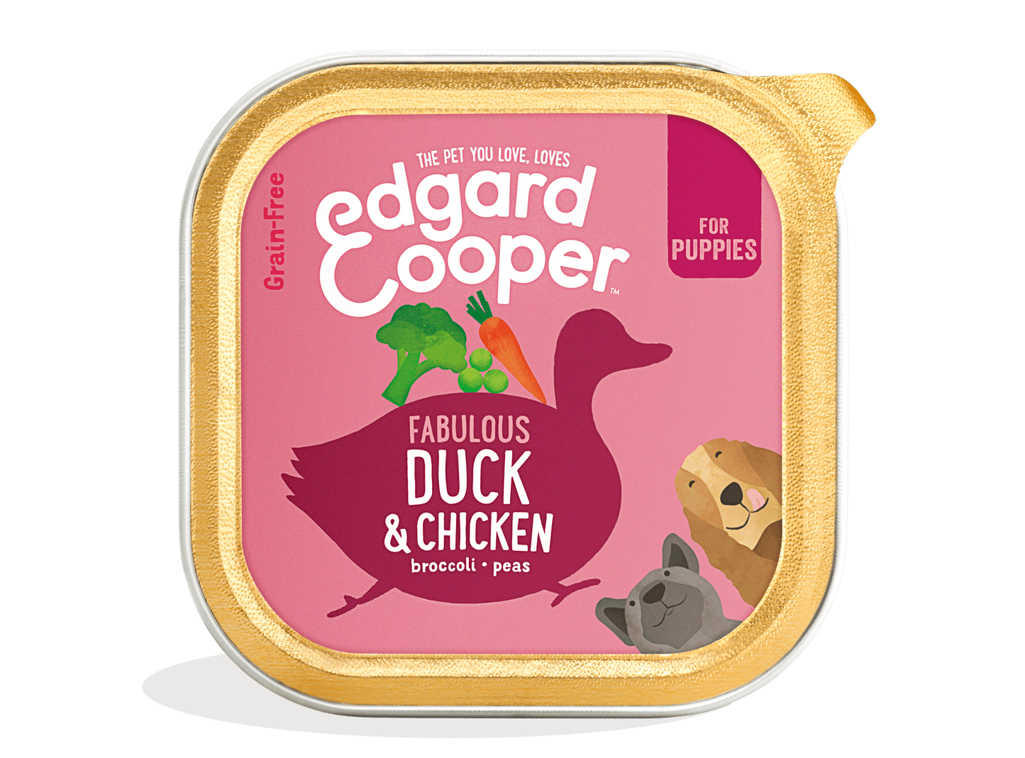 Edgard & Cooper Kuipje Kip/Eend150g