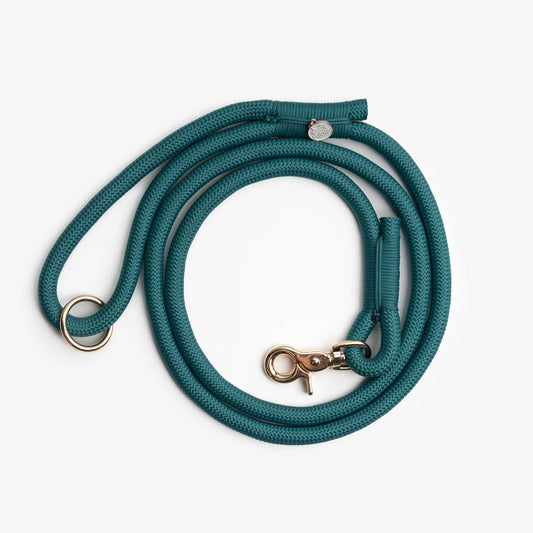 Gevlochten Touwriem — Blauw