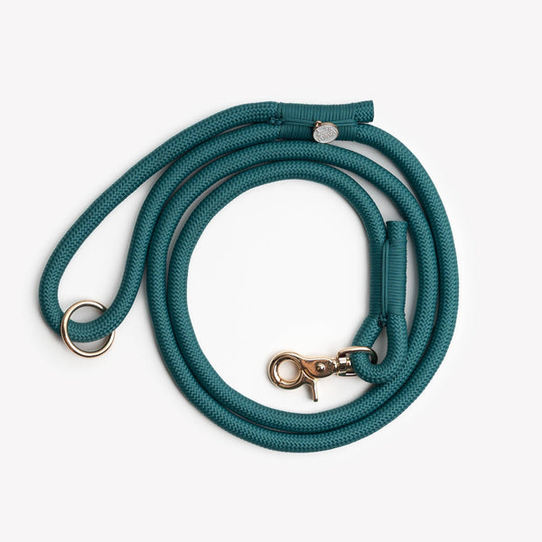 Gevlochten Touwriem — Blauw
