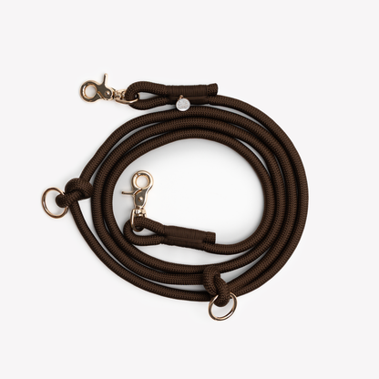 Handsfree touw leiband Bruin – Leiband van Furlou | Hondenboetiek (afbeelding 2)