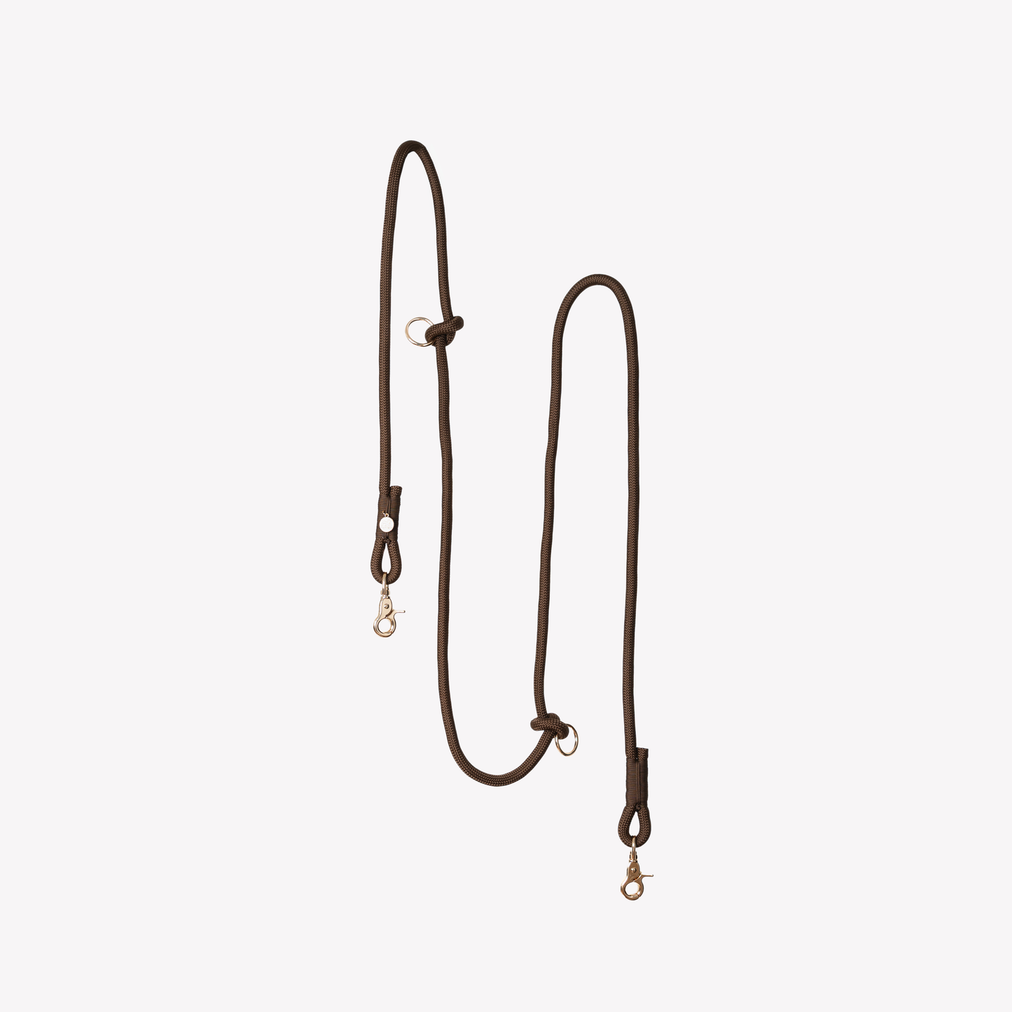 Handsfree touw leiband Bruin – Leiband van Furlou | Hondenboetiek
