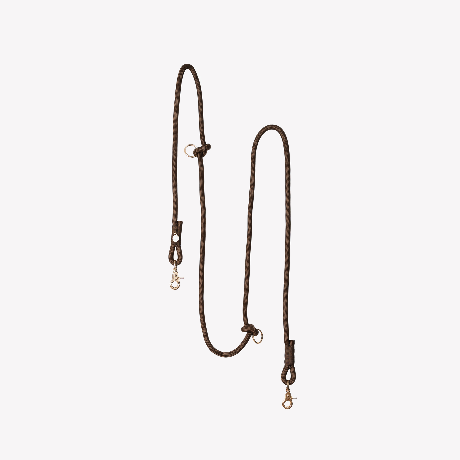 Handsfree touw leiband Bruin – Leiband van Furlou | Hondenboetiek