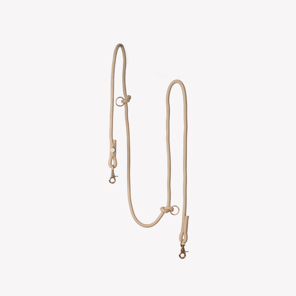 Handsfree touw leiband Tan