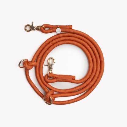 Handsfree touw leiband Terracotta – Leiband van Furlou | Hondenboetiek (afbeelding 2)