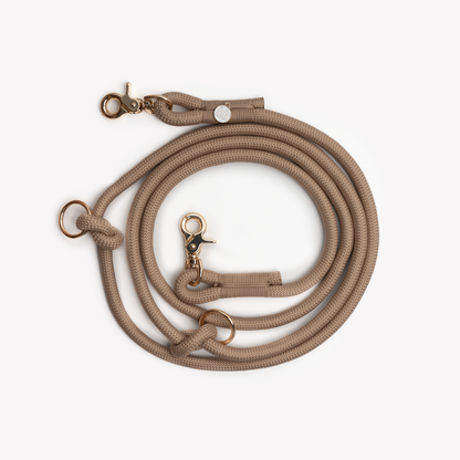 Handsfree Touw Leiband Zand – Leiband van Furlou | Hondenboetiek (afbeelding 2)