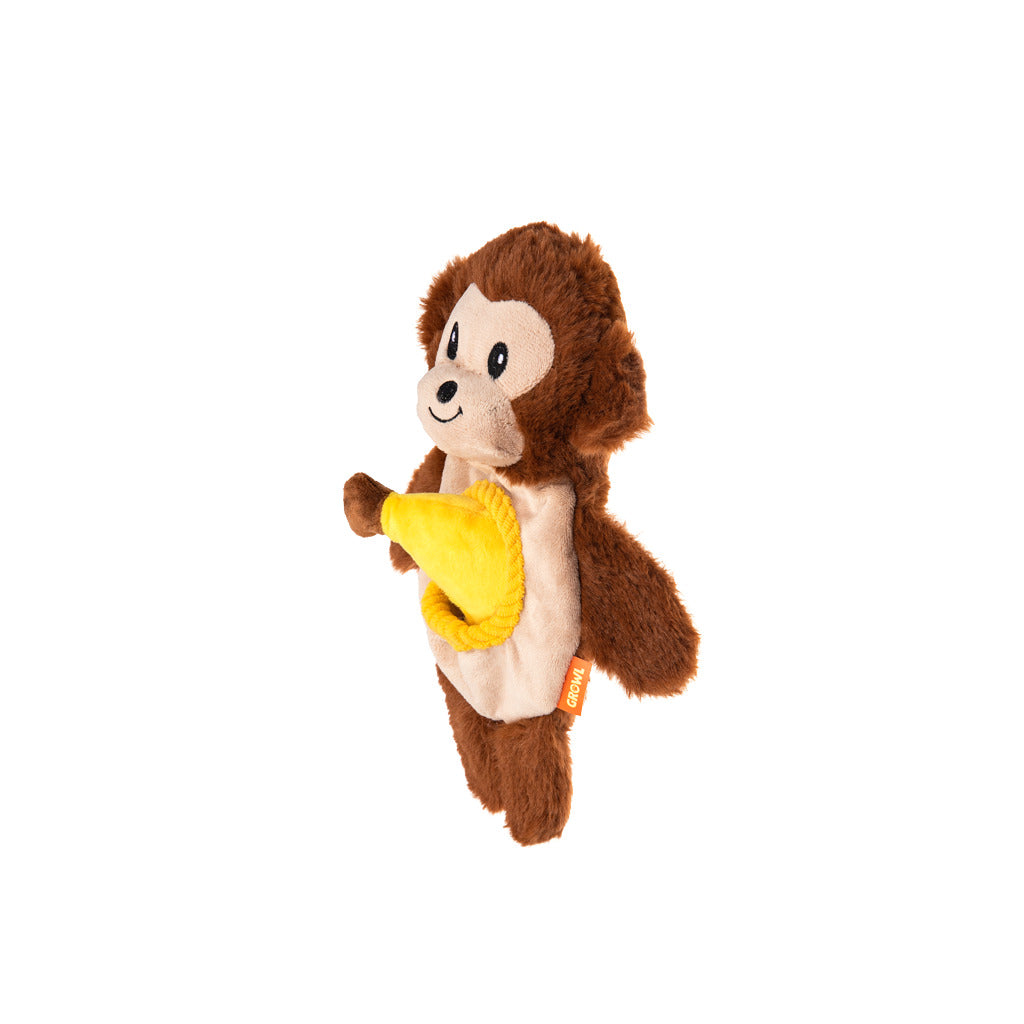 Growl Snackerz Milo de Aap – Speelgoed van Growl | Hondenboetiek (afbeelding 3)