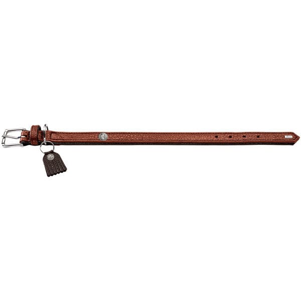 Leren Halsband Cody - Cognac – Halsband van Hunter | Hondenboetiek (afbeelding 2)