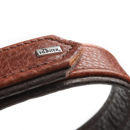 Leren Halsband Cody - Cognac – Halsband van Hunter | Hondenboetiek (afbeelding 5)