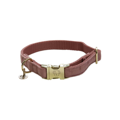 Halsband Velvet - Oud Roze – Halsband van Kentucky Dogwear | Hondenboetiek (afbeelding 2)