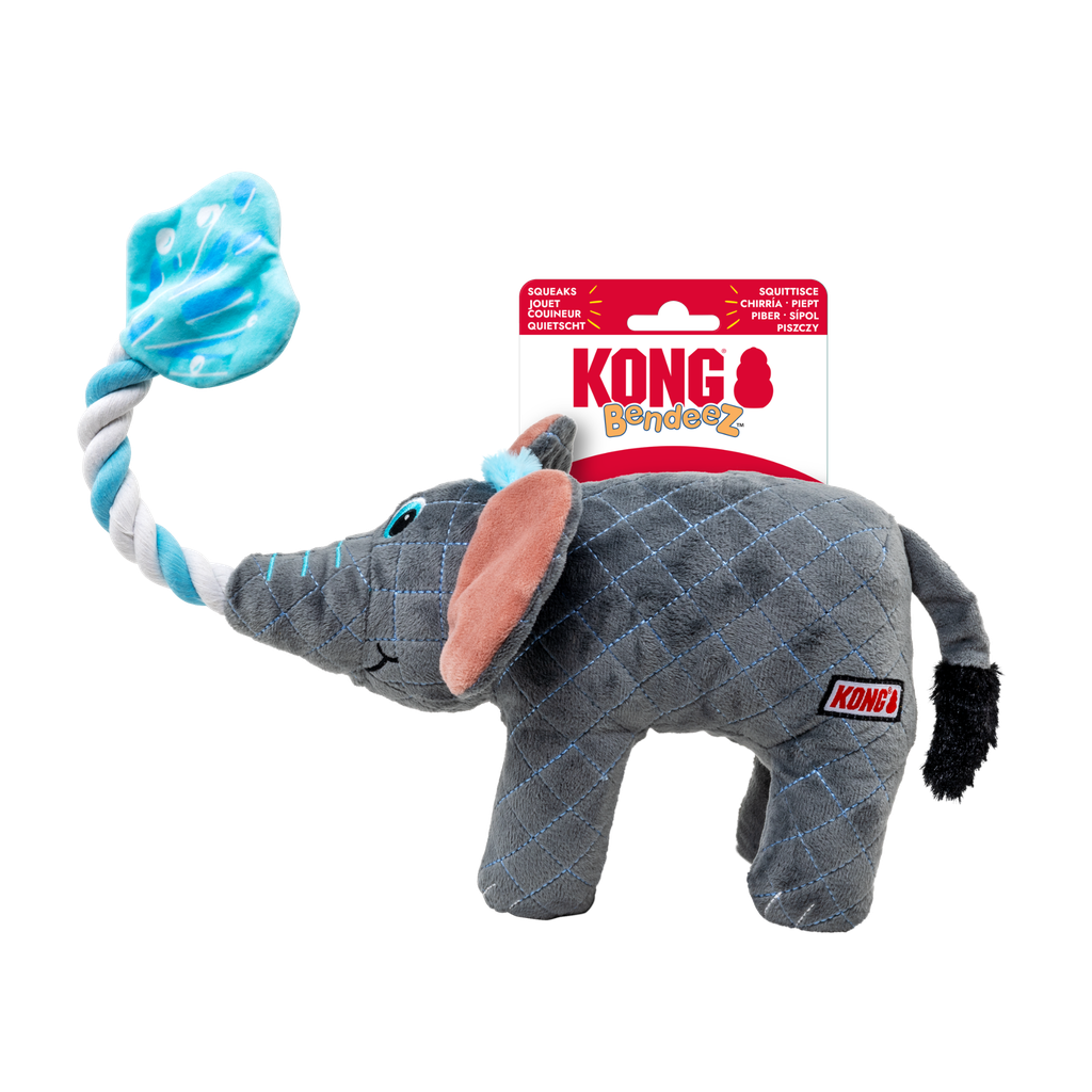 KONG Bendeez Olifant L – Speelgoed van KONG | Hondenboetiek