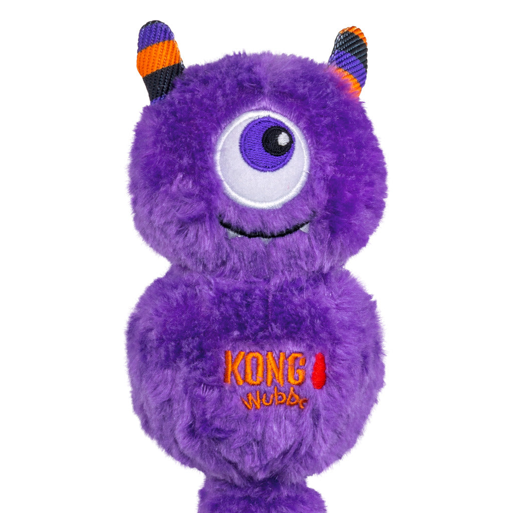 KONG Halloween Wubba Monster Paars L – Speelgoed van KONG | Hondenboetiek (afbeelding 5)