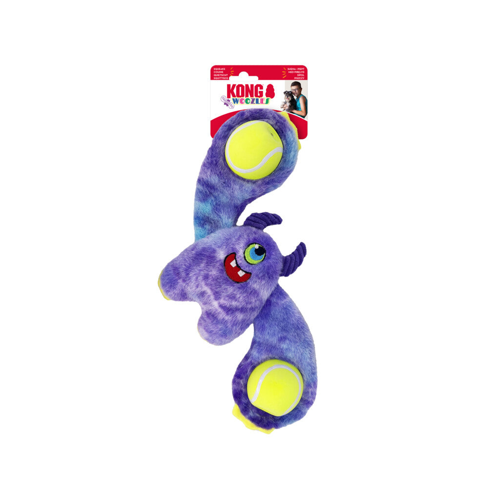 KONG Woozles Monster M – Speelgoed van KONG | Hondenboetiek (afbeelding 1)