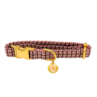 Halsband Carre Pink – Halsband van MIEL | Hondenboetiek (afbeelding 2)