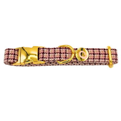 Halsband Carre Pink – Halsband van MIEL | Hondenboetiek