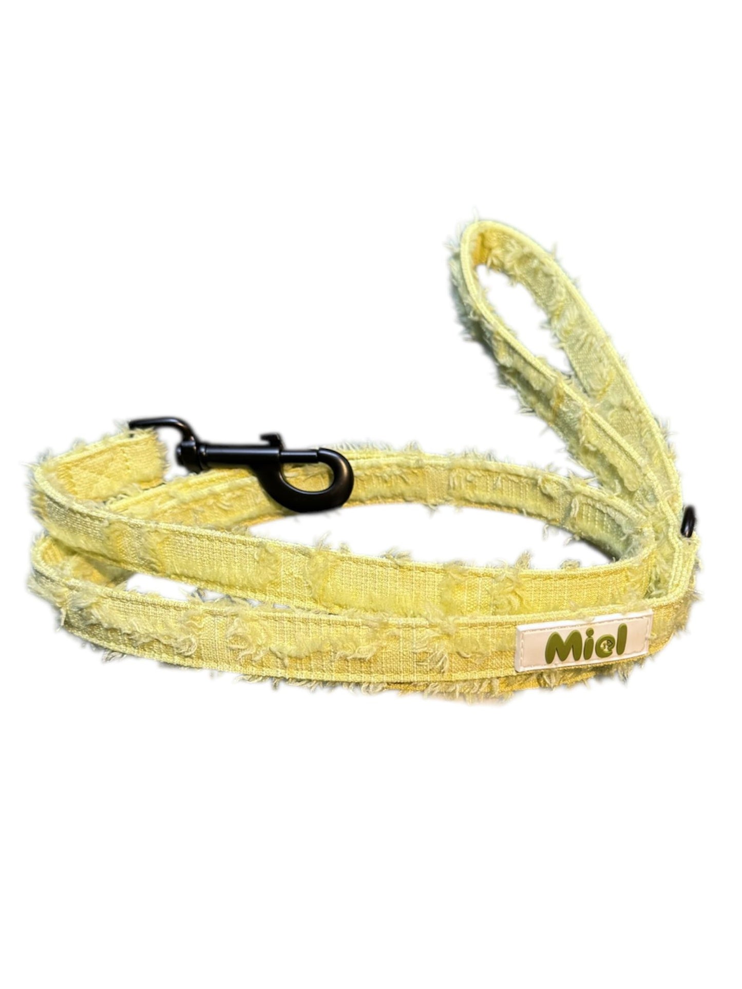 Leiband Pistache Yellow - MIEL – Leiband van MIEL | Hondenboetiek