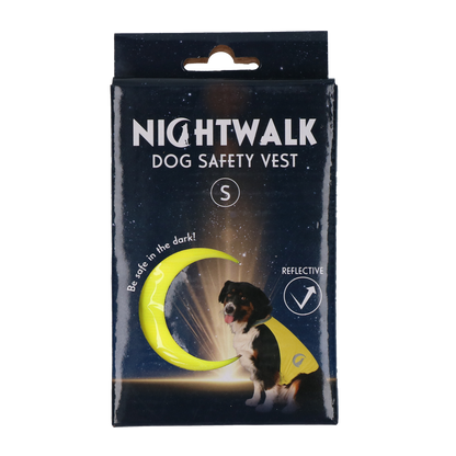 Nightwalk Veiligheidshesje Geel – Kleding van Nightwalk | Hondenboetiek