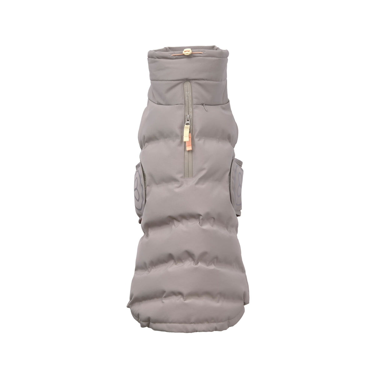 Winterjas Nolia Lang - Palopa in taupe – Kleding van Palopa | Hondenboetiek (afbeelding 3)