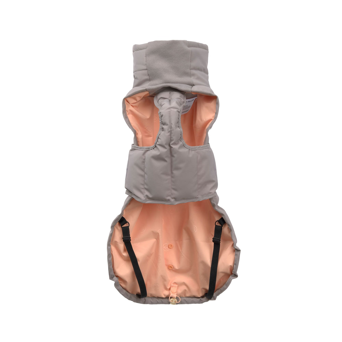 Winterjas Nolia Lang - Palopa in taupe – Kleding van Palopa | Hondenboetiek (afbeelding 4)