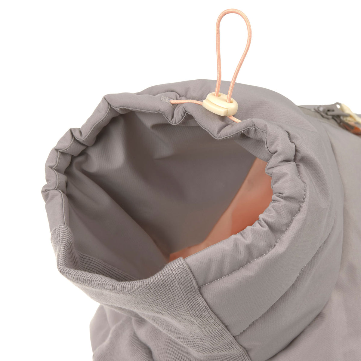 Winterjas Nolia Lang - Palopa in taupe – Kleding van Palopa | Hondenboetiek (afbeelding 9)