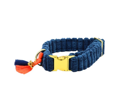 Halsband "Couchy“ Blauw – Halsband van Pellina | Hondenboetiek (afbeelding 2)