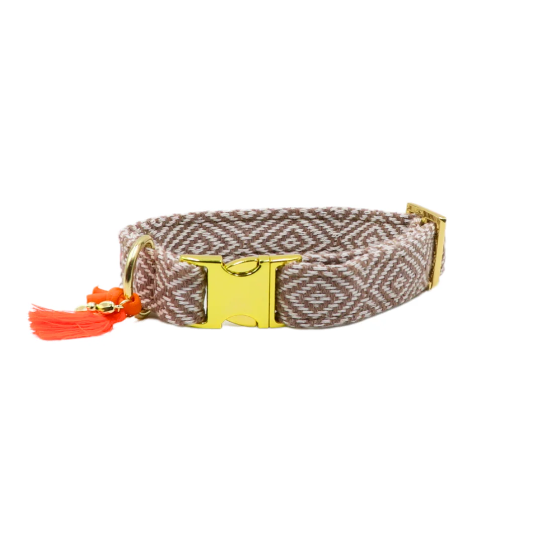 Halsband Relax Coffee - Pellina – Halsband van Pellina | Hondenboetiek (afbeelding 2)