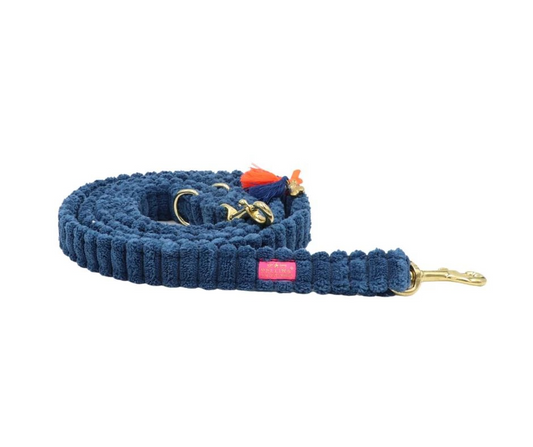 Leiband "Couchy“ Blauw – Leiband van Pellina | Hondenboetiek