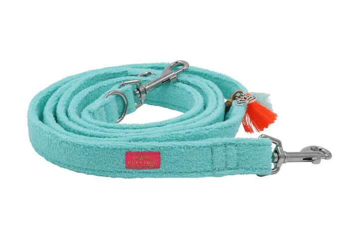 Leiband Frotty Blauw – Leiband van Pellina | Hondenboetiek