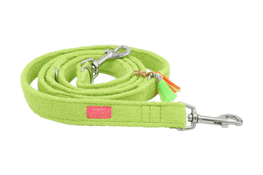 Leiband Frotty Groen – Leiband van Pellina | Hondenboetiek
