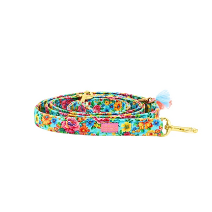 Leiband "Ibiza Flower" – Leiband van Pellina | Hondenboetiek (afbeelding 2)