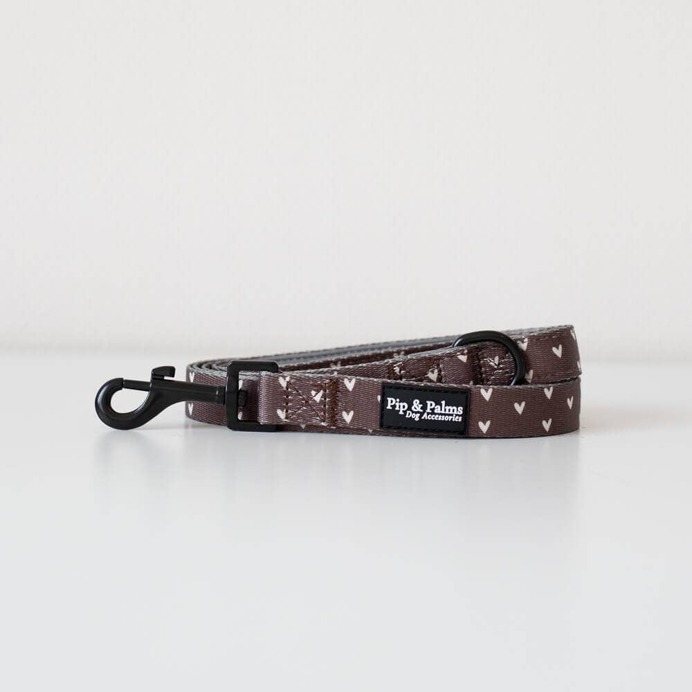 Hondenriem Choco Loco Love – Leiband van Pip and Palms | Hondenboetiek