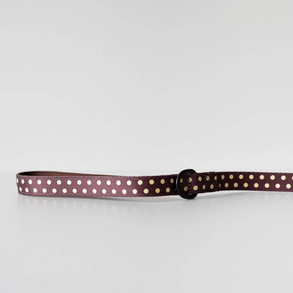 Leiband Choco Dots – Leiband van Pip and Palms | Hondenboetiek (afbeelding 3)